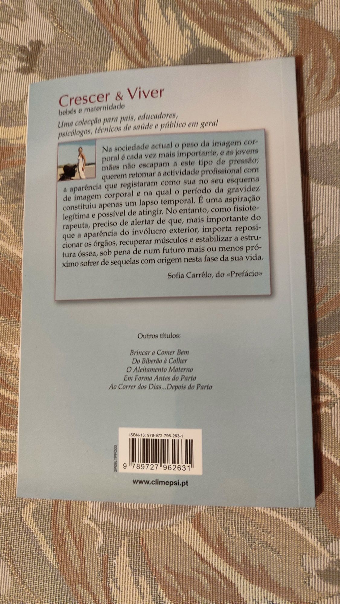 Livro "Em Forma Depois do Parto"