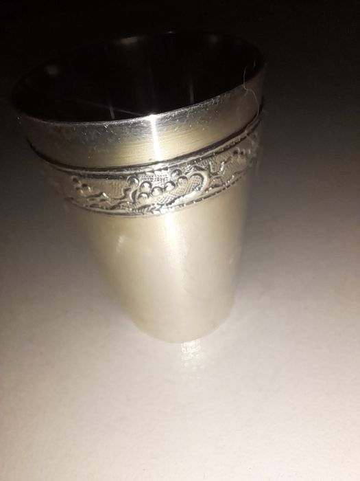 6 kieliszków posrebrzanych