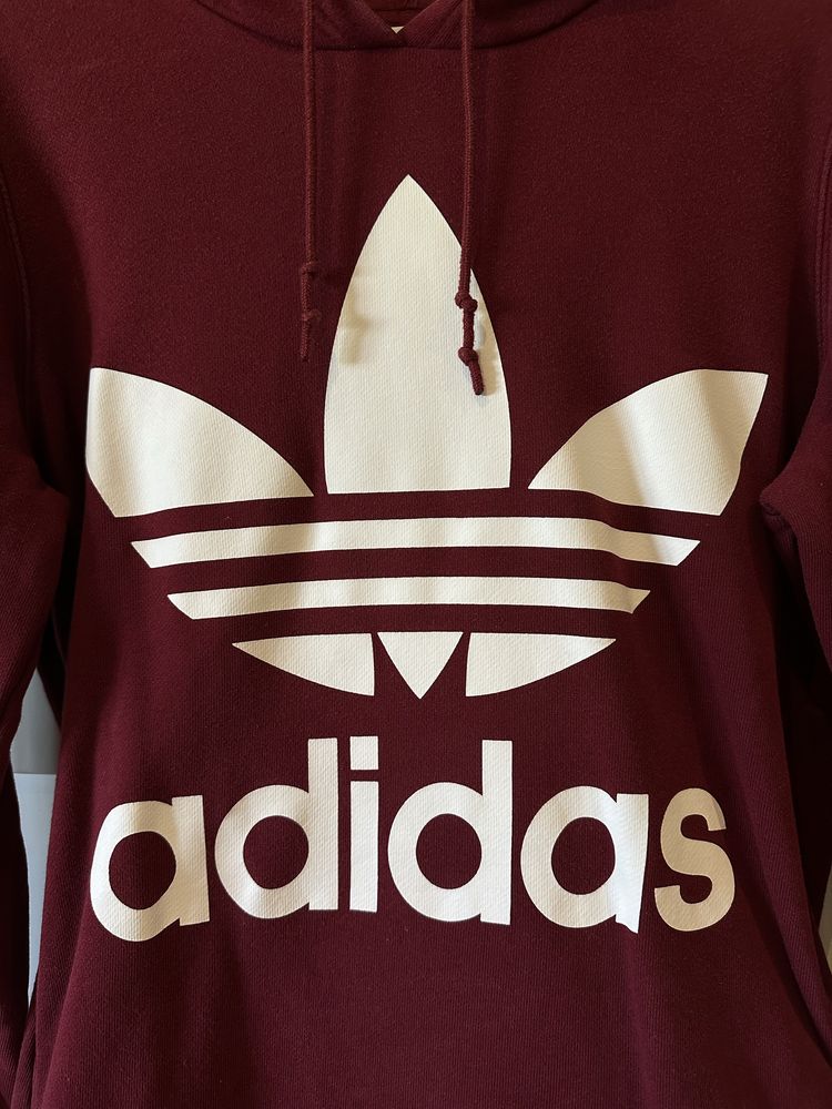 Bluza bordowa adidas /M