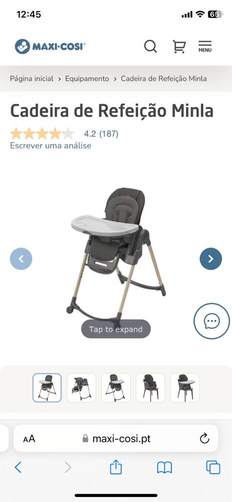 Cadeira refeição Maxi-Cosi