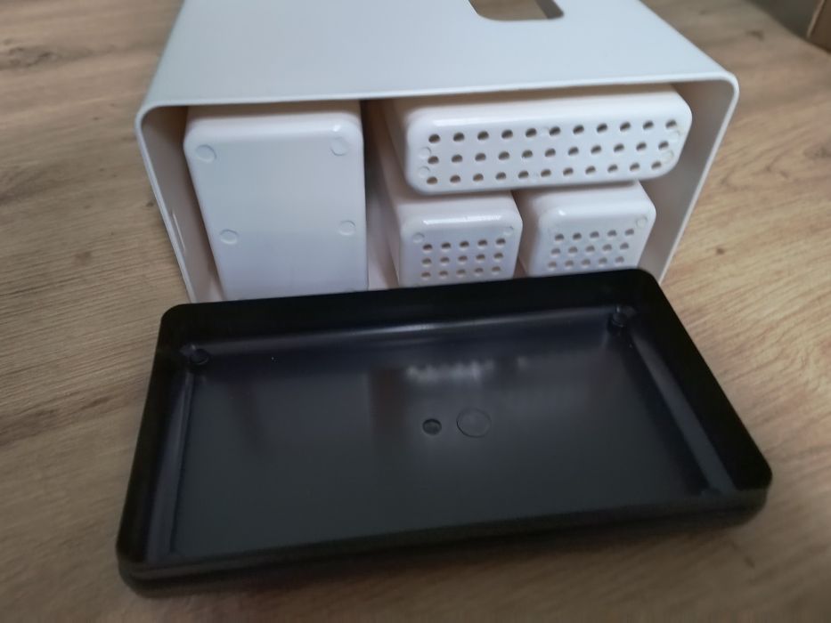 DUOER Wielofunkcyjny Dozownik mydła płynu Organizer łazienkowy