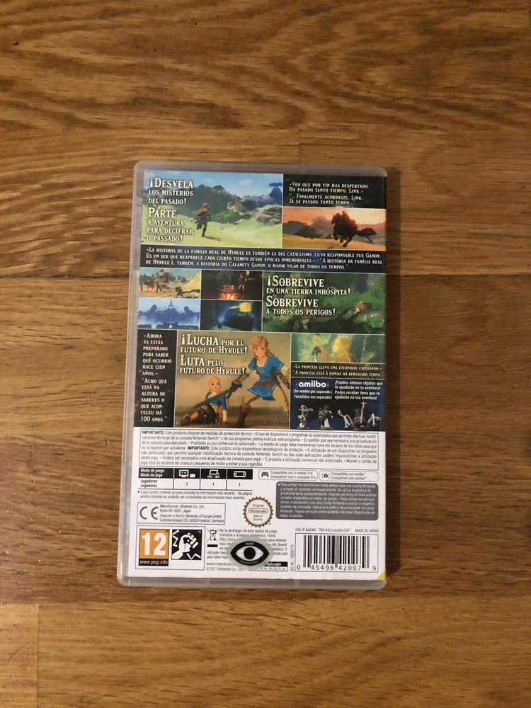 Legend of Zelda Breath of the Wild Nintendo Switch