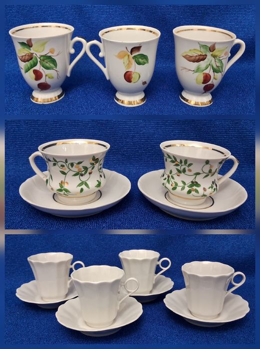 Кофейный сервиз Барановка чашки кофейные Городница BergHoff Корея