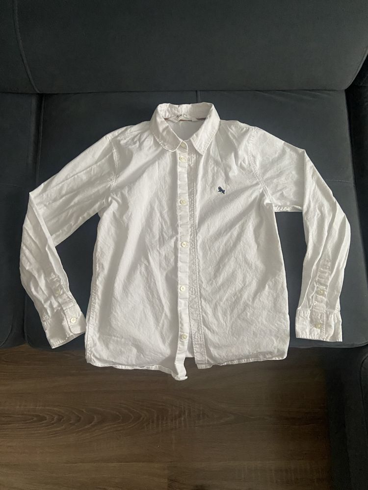Koszula biała HM 140 dla chłopca