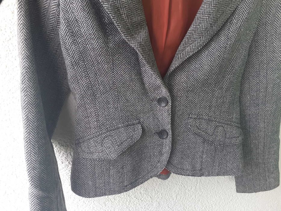 Żakiet diverse s jodełka