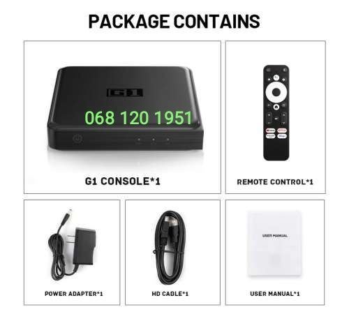 KinHank G1 4/32gb Android TV Box 4k NEW! ТВ приставка