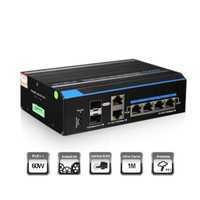 AS-4P2SG - Industrial 4 Ports PoE Gigabit Ethernet Switch (комутатор)