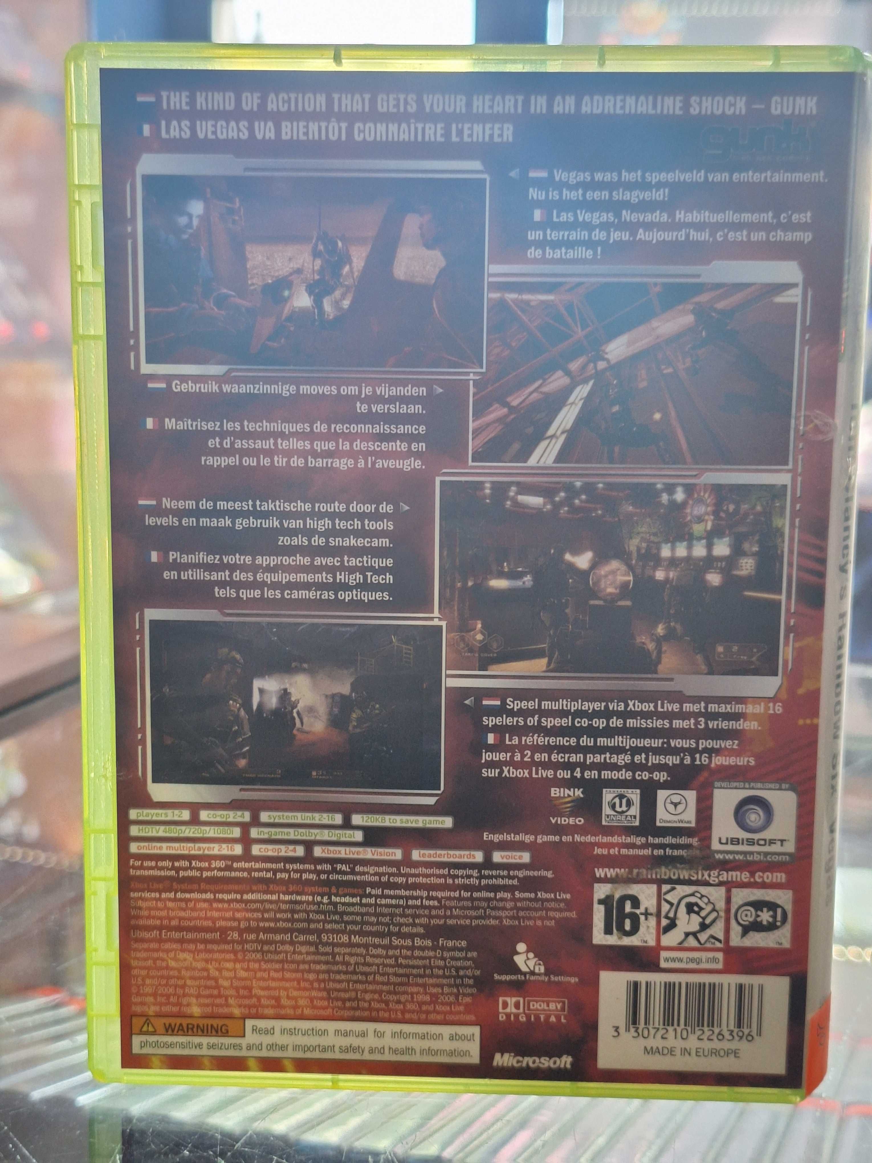 Tom Clancy's Rainbow Six Vegas Xbox 360, BDB, Sklep Centrum Grania
