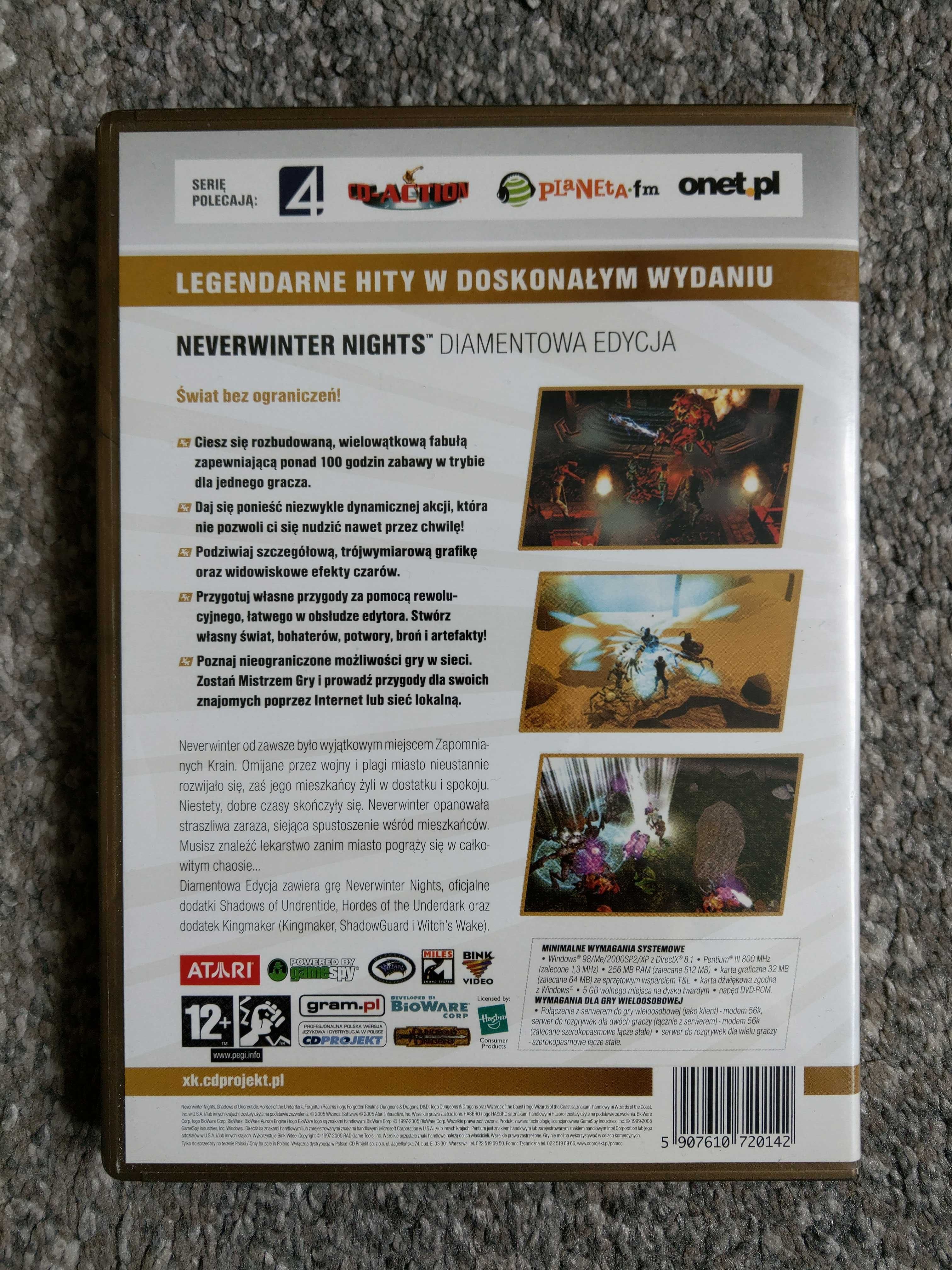 Neverwinter Nights Diamentowa Edycja Extra Klasyka XK GOLD