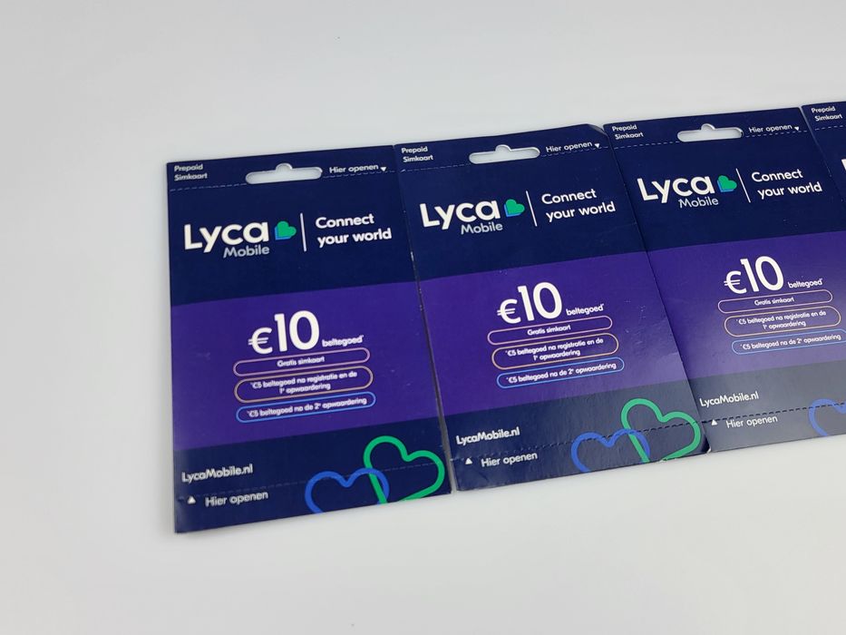 Karta Sim Lyca Mobile 10 € Pakiet do telefonu