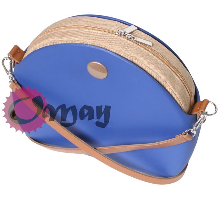 organizer OBAG MOON LIGHT beżowy len biszkopt 2 kieszenie wkład OMAY