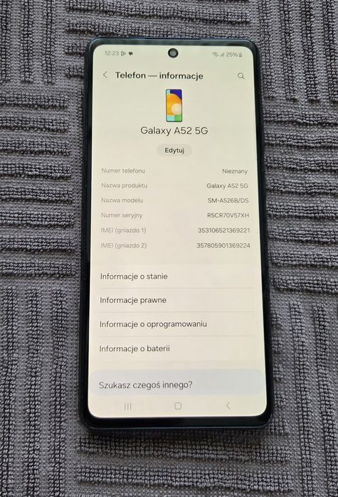 Galaxy A52 5G Samsung Smartfon Telefon Gdańsk