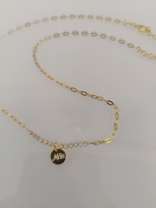 Fio dourado em prata 925