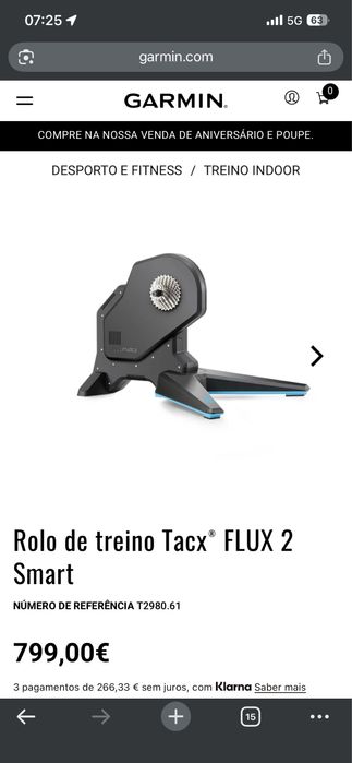 Rolo Garmim flux 2