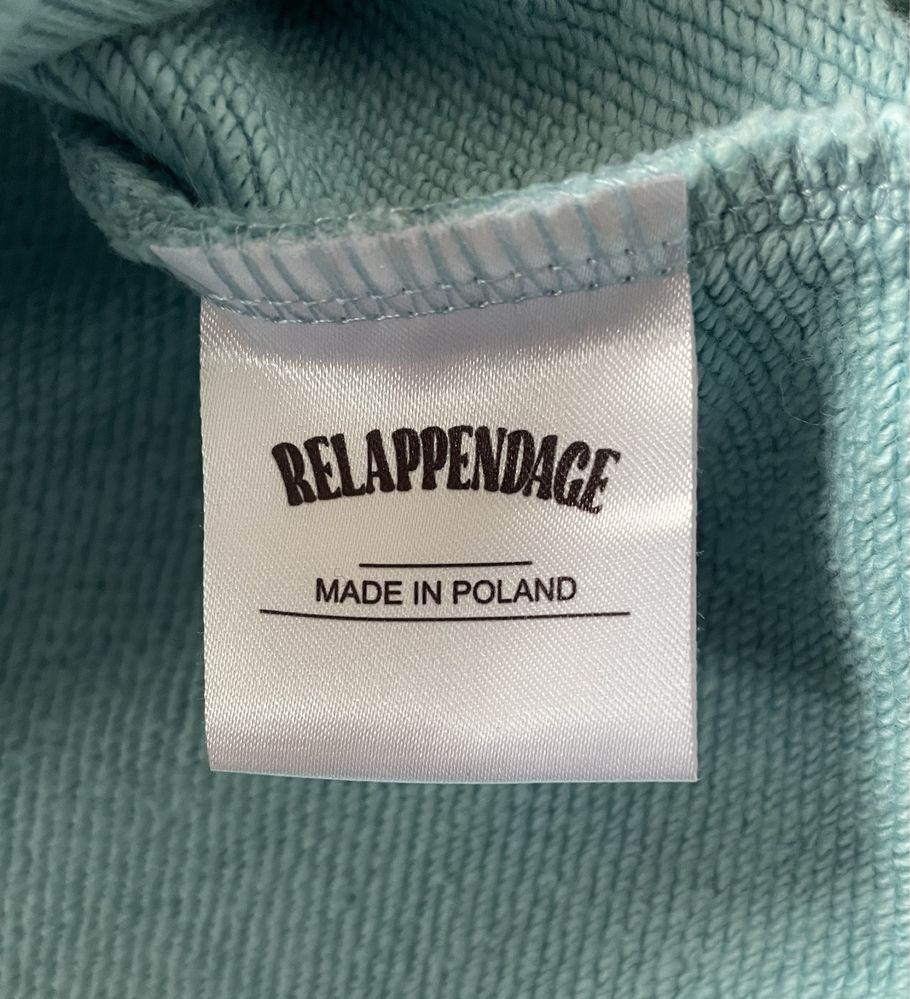 Bluza Relappendage Relab x An-Appendage Blue Hoodie Roz. L