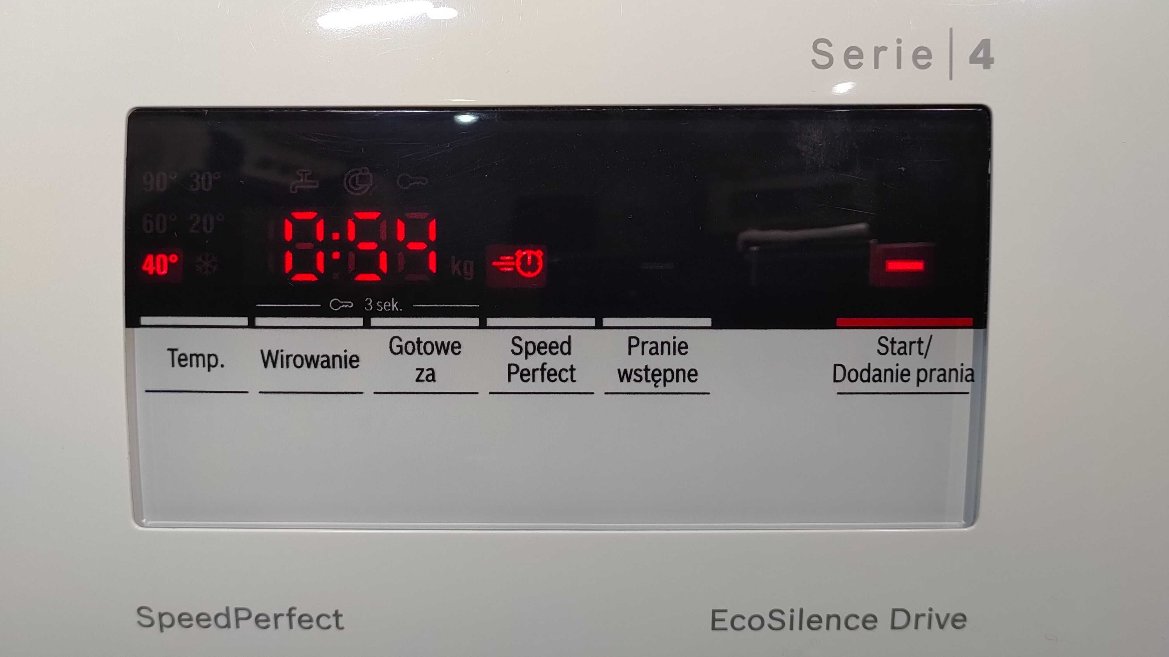 Pralka Bosch - wsad 8 kg/1200 obr./skracanie programów/inverter/dowóz