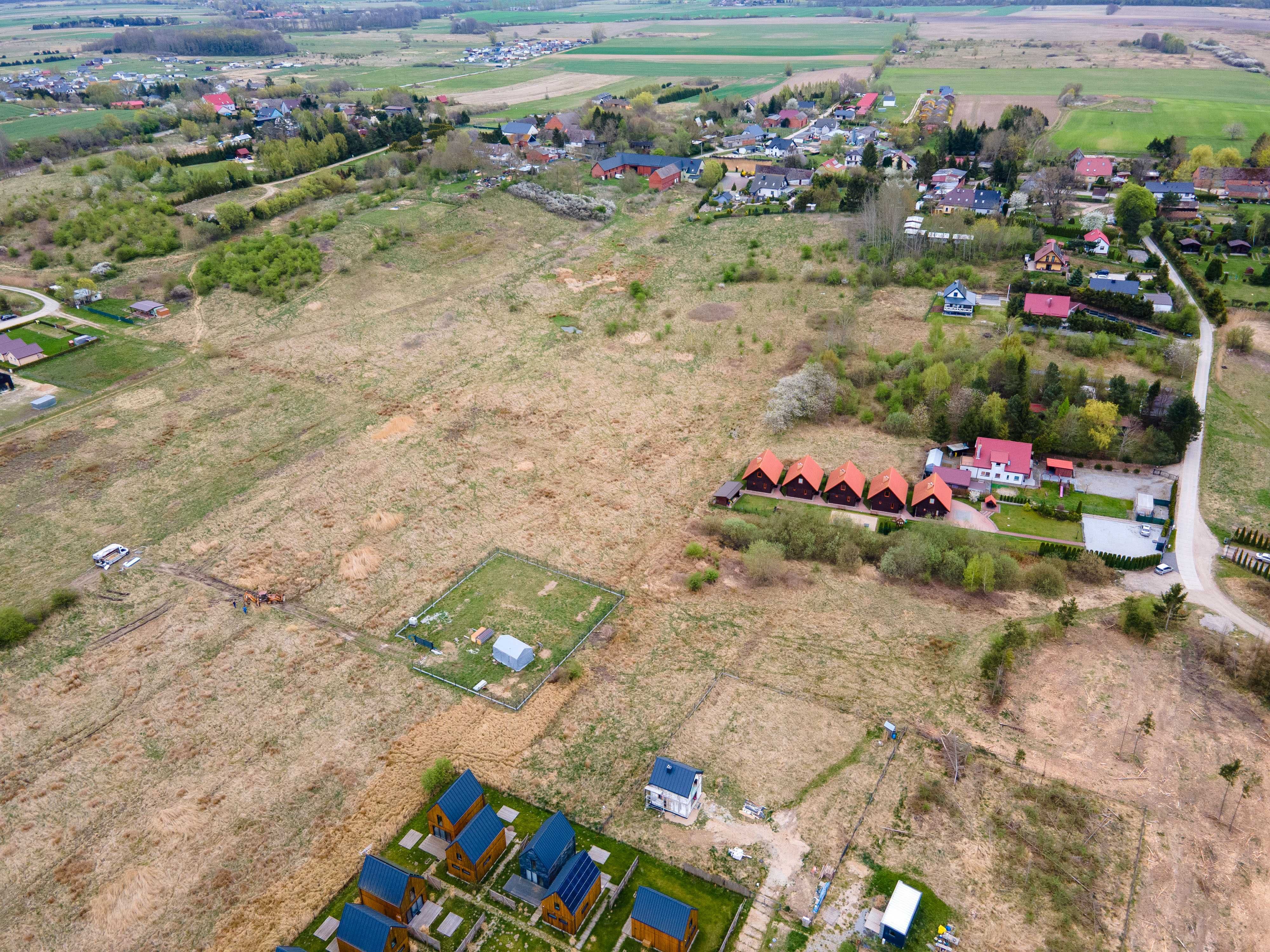 Działka budowlana 1008m Rusinowo media I kompleks