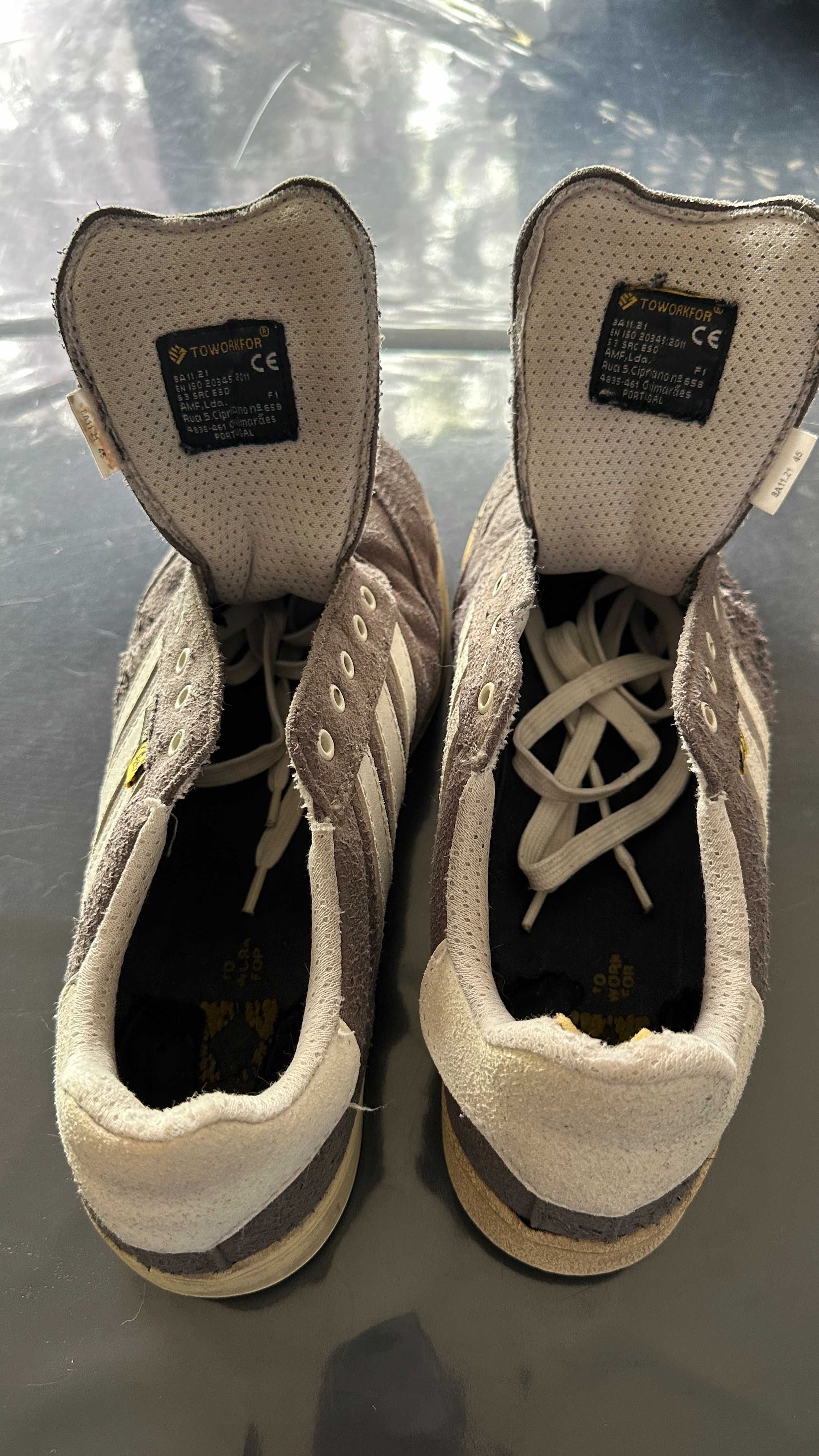Tenis para trabalho biqueira de aço e sola de borracha - Twoworkfor