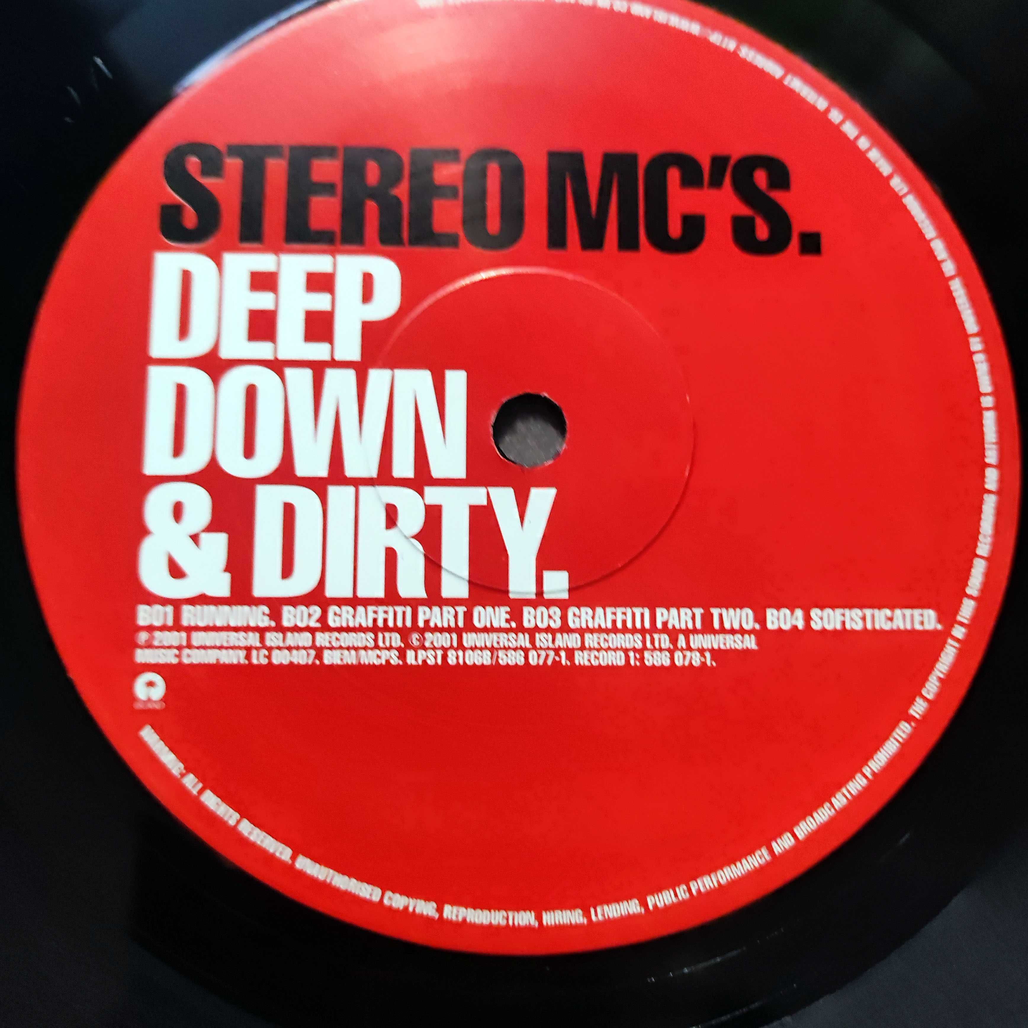 STEREO MC'S - DEEP DOWN & DIRTY (ALBUM 2001r. ) 3 x LP 12" winyle 3