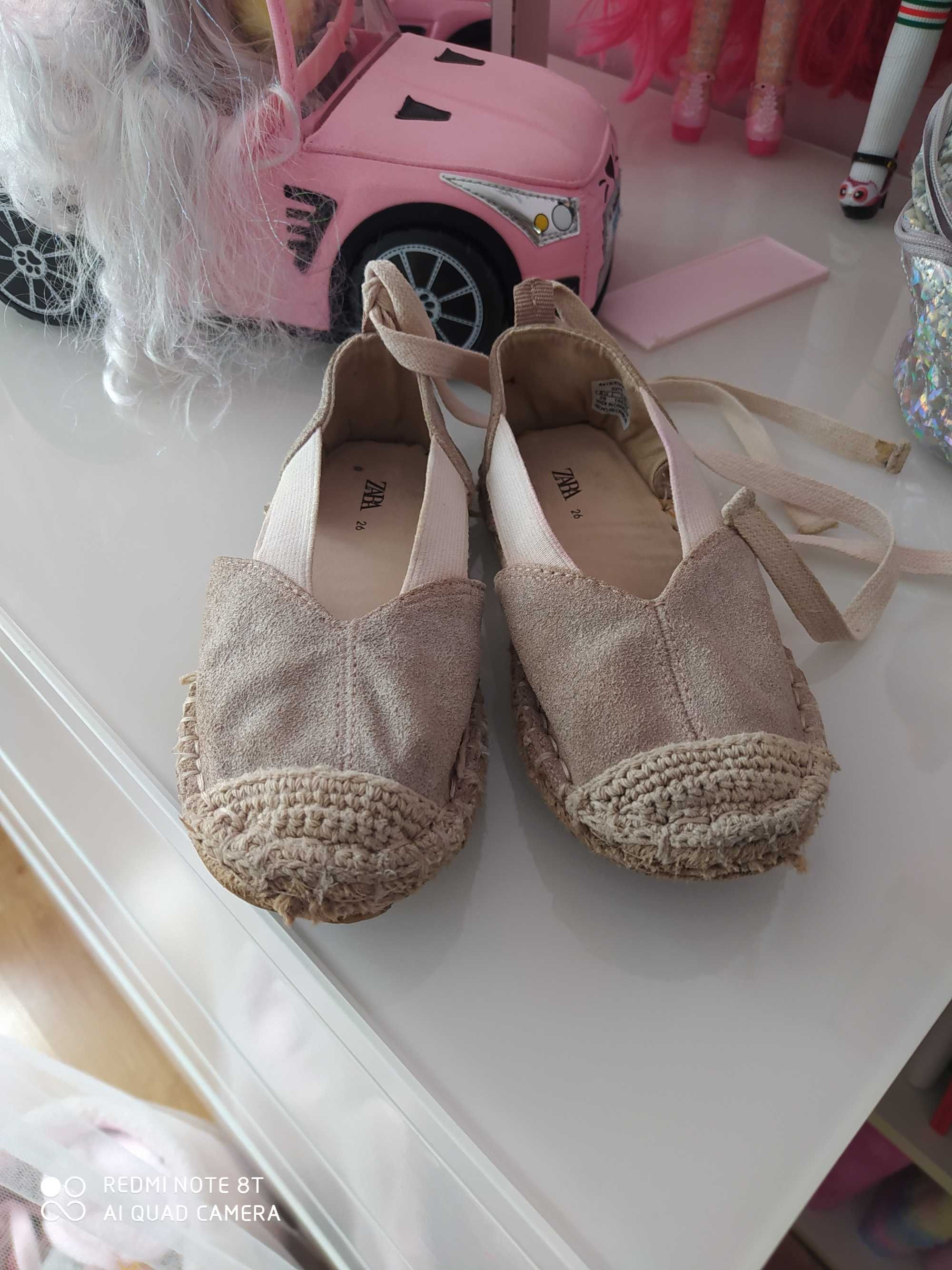 Espadryle Zara Dziewczęce