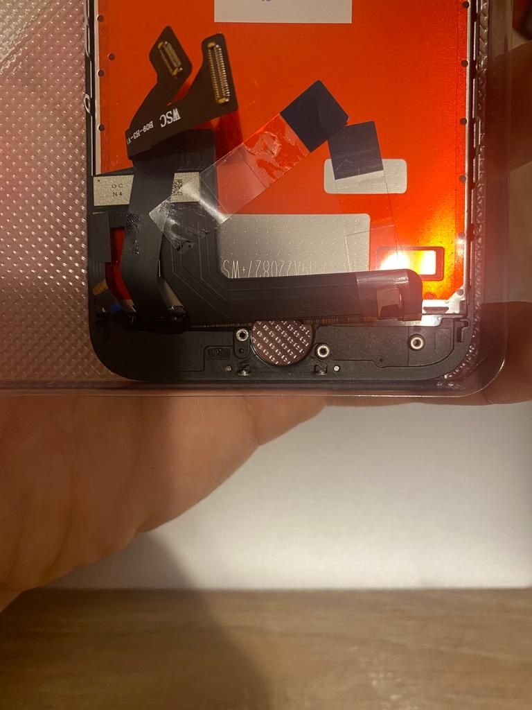 czarny wyświetlacz SOFT OLED do iPhone'a 7
