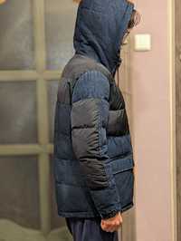 Мужская Куртка ZARA джинсовая со вставками демисезонная утеплённая