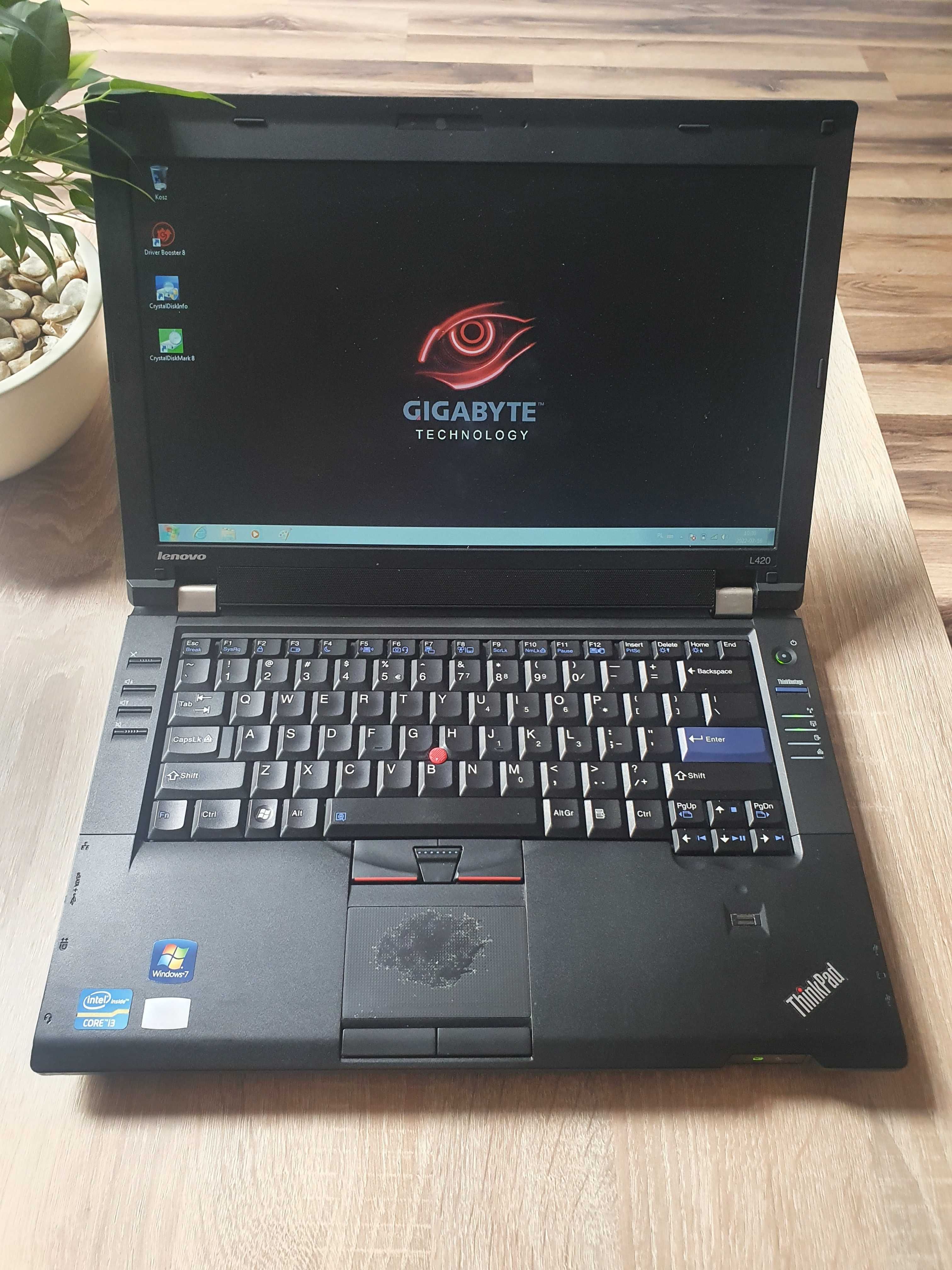 Pancerny laptop do warsztatu i garażu Lenovo L420 i3 8gb ram, SSD