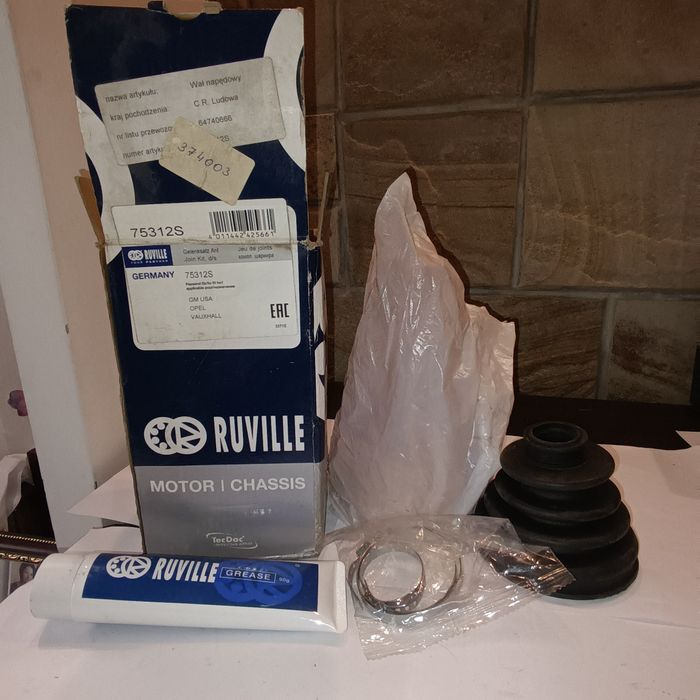 Шрус зовнішній Ruville, шрус наружный новый , Opel Vectra b