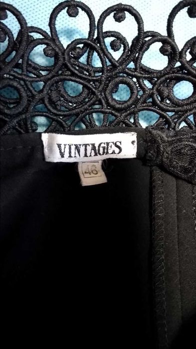 Платье женское черное Vintages