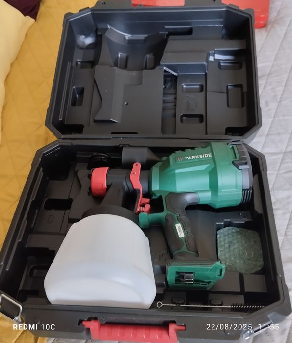 Pistola pulverizadora de pintura para paredes