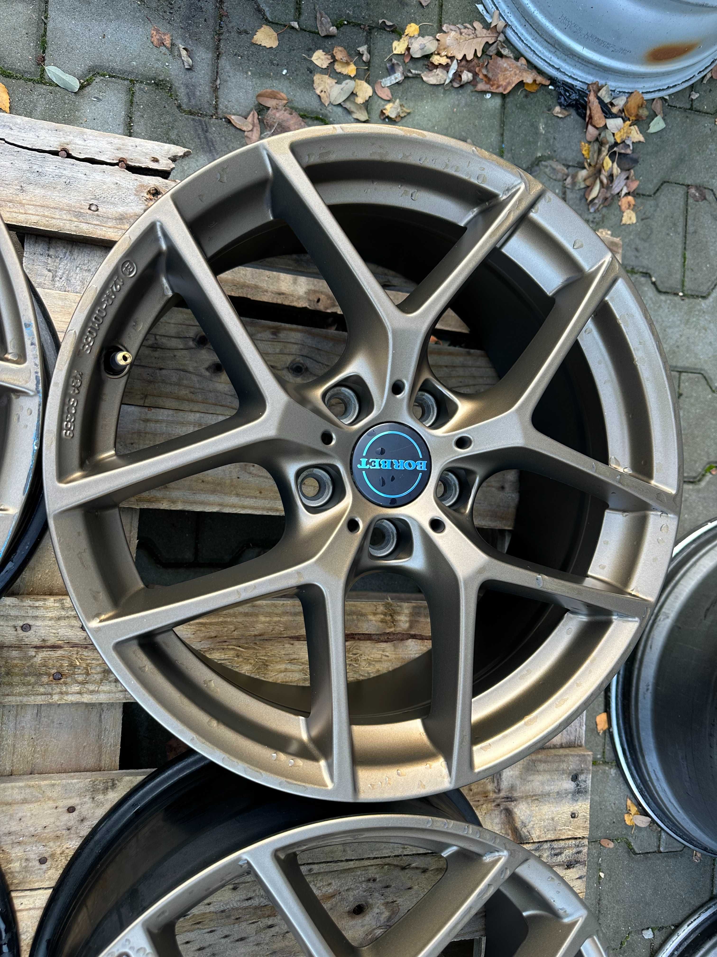 5x120 8j x 18" et34 Borbet BMW komplet alufelgi