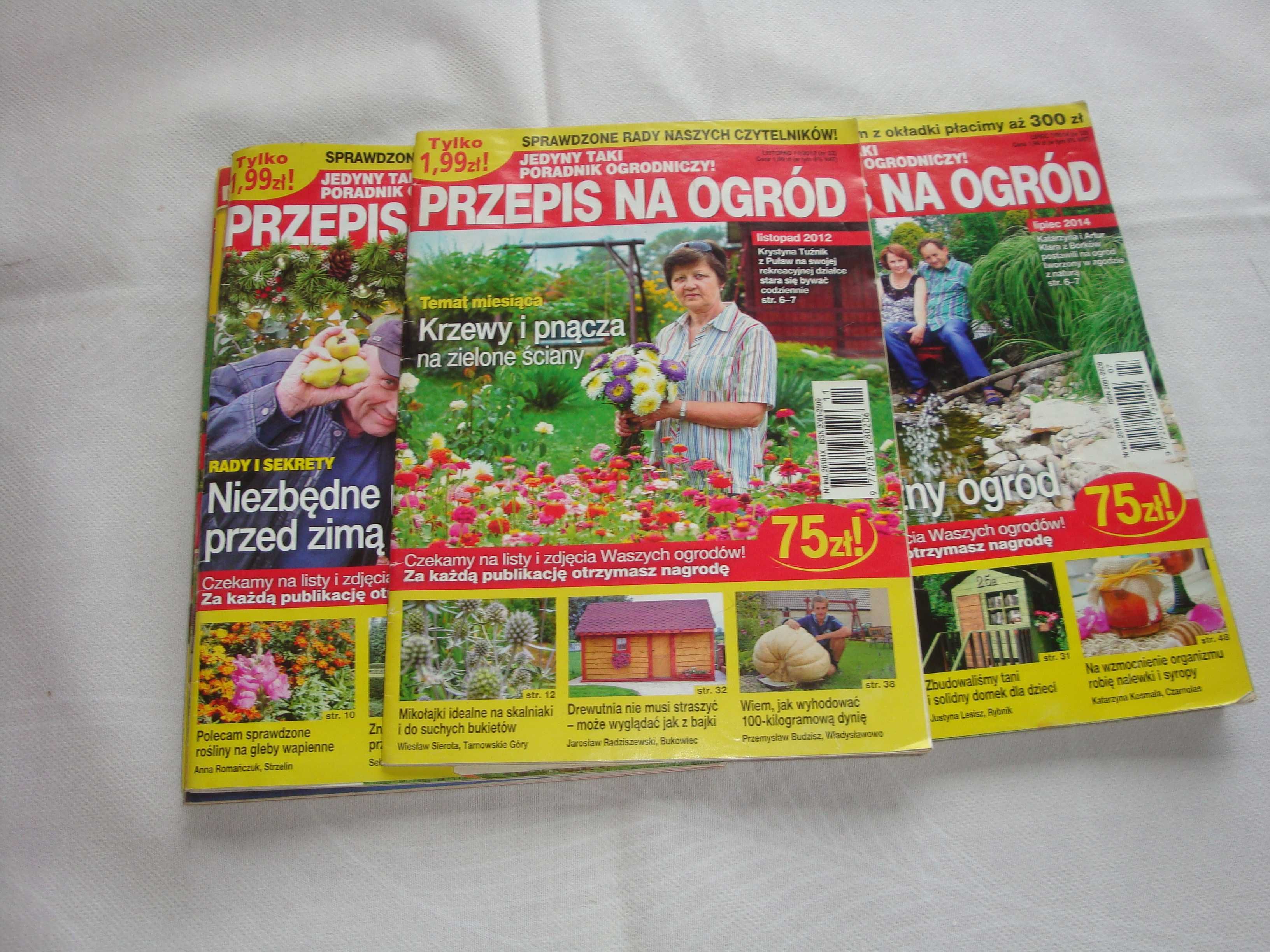 Czasopismo Przepis na ogród   7  sztuki