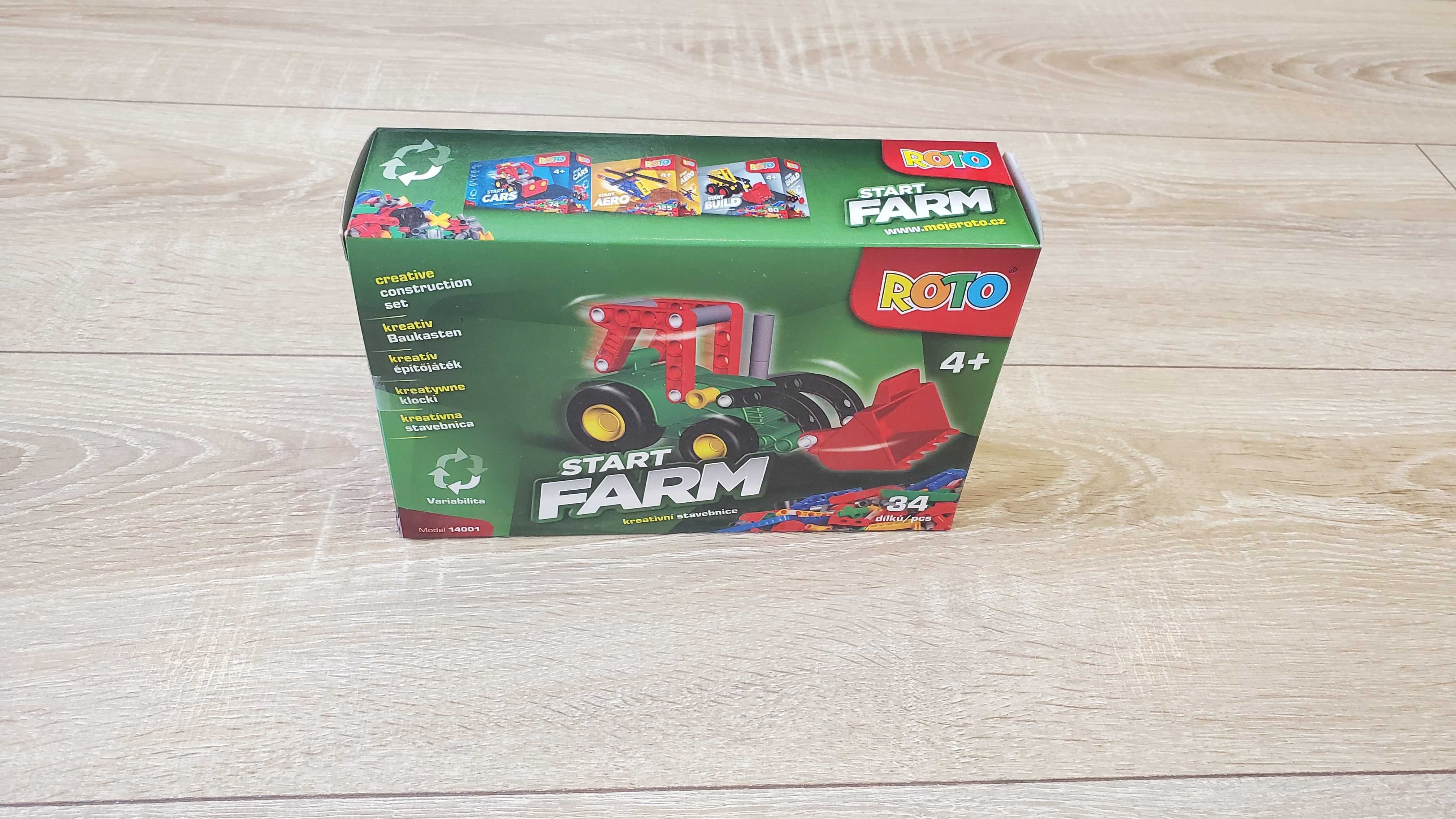 Пластиковий конструктор Roto Toys Start Farm Tractor
