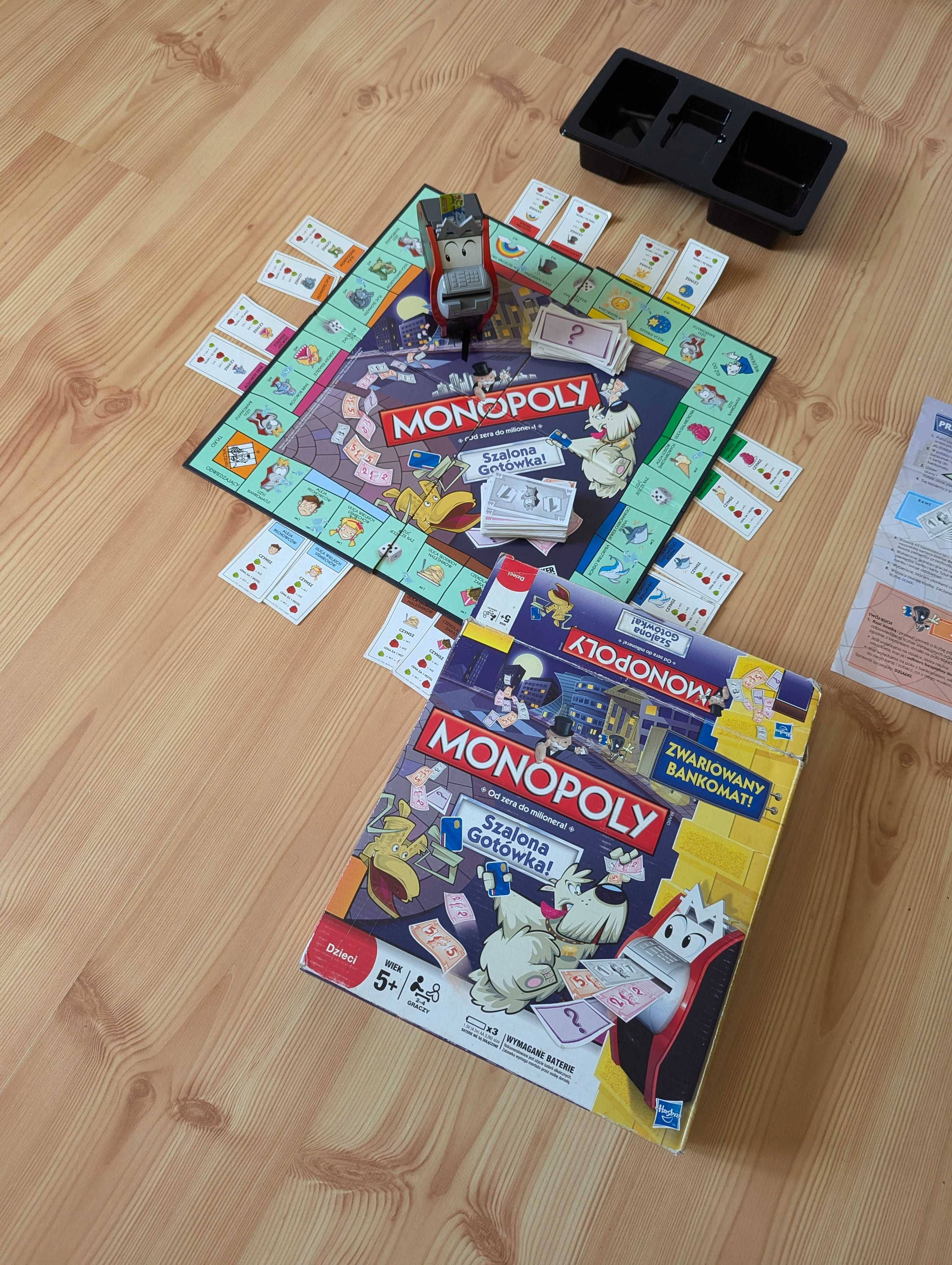 Monopoly Zwariowany bankomat Szalona Gotówka