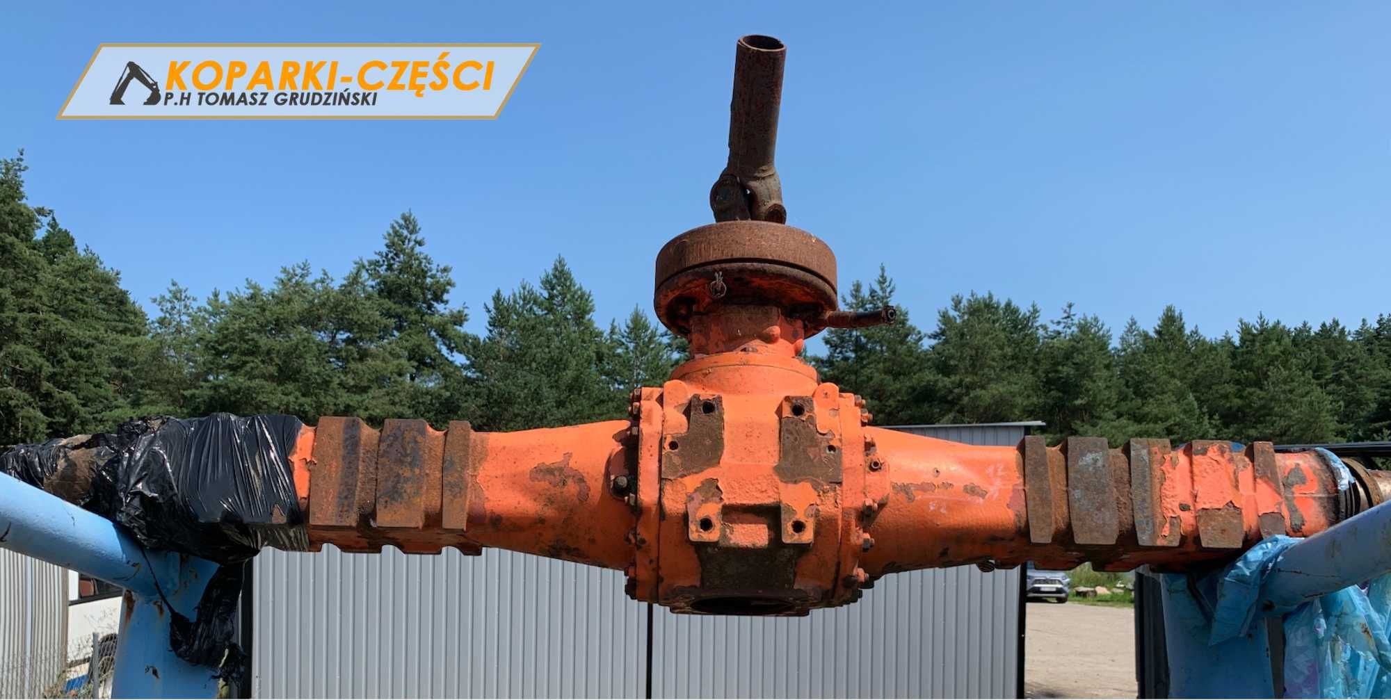 Most przedni bez zwolnic Schaeff 823, Yanmar, maszyna do rozbiórki