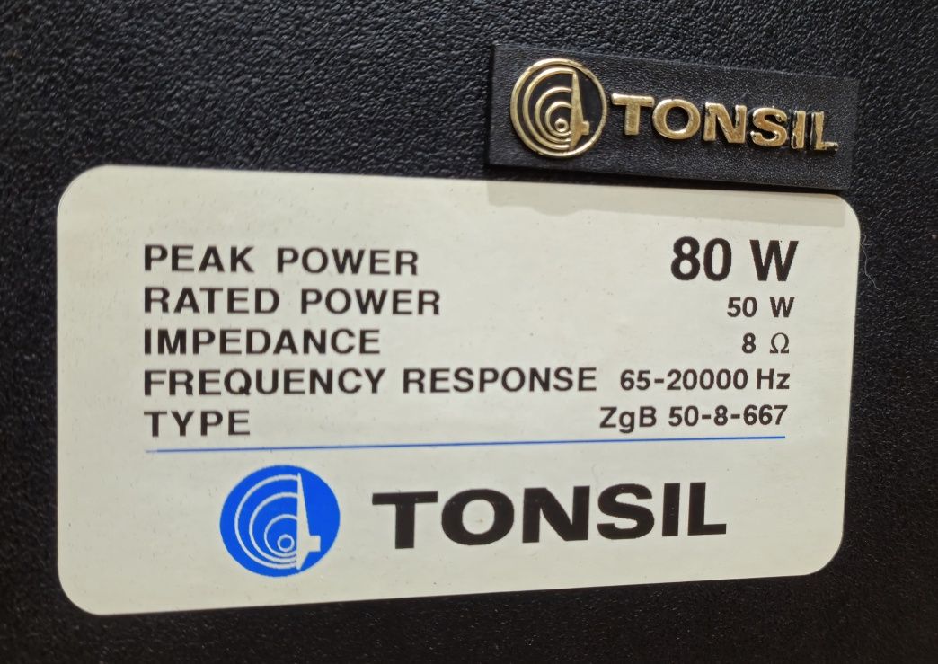 Tonsil Centralny ZgB 50-8-667 moc 80W głośnik centralny Tonsil