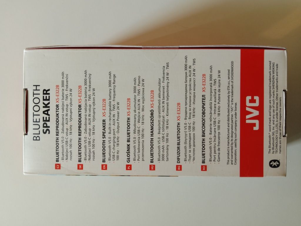 Głośnik JVC nowy