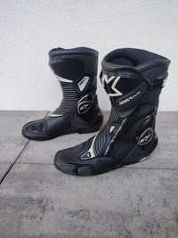 Buty męskie  motocyklowe Alpinestars SMX plus czarne rozmiar 44