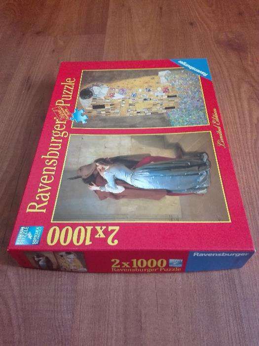 Puzzle 1000 peças Ravensburger: Francesco Hayez – O Beijo