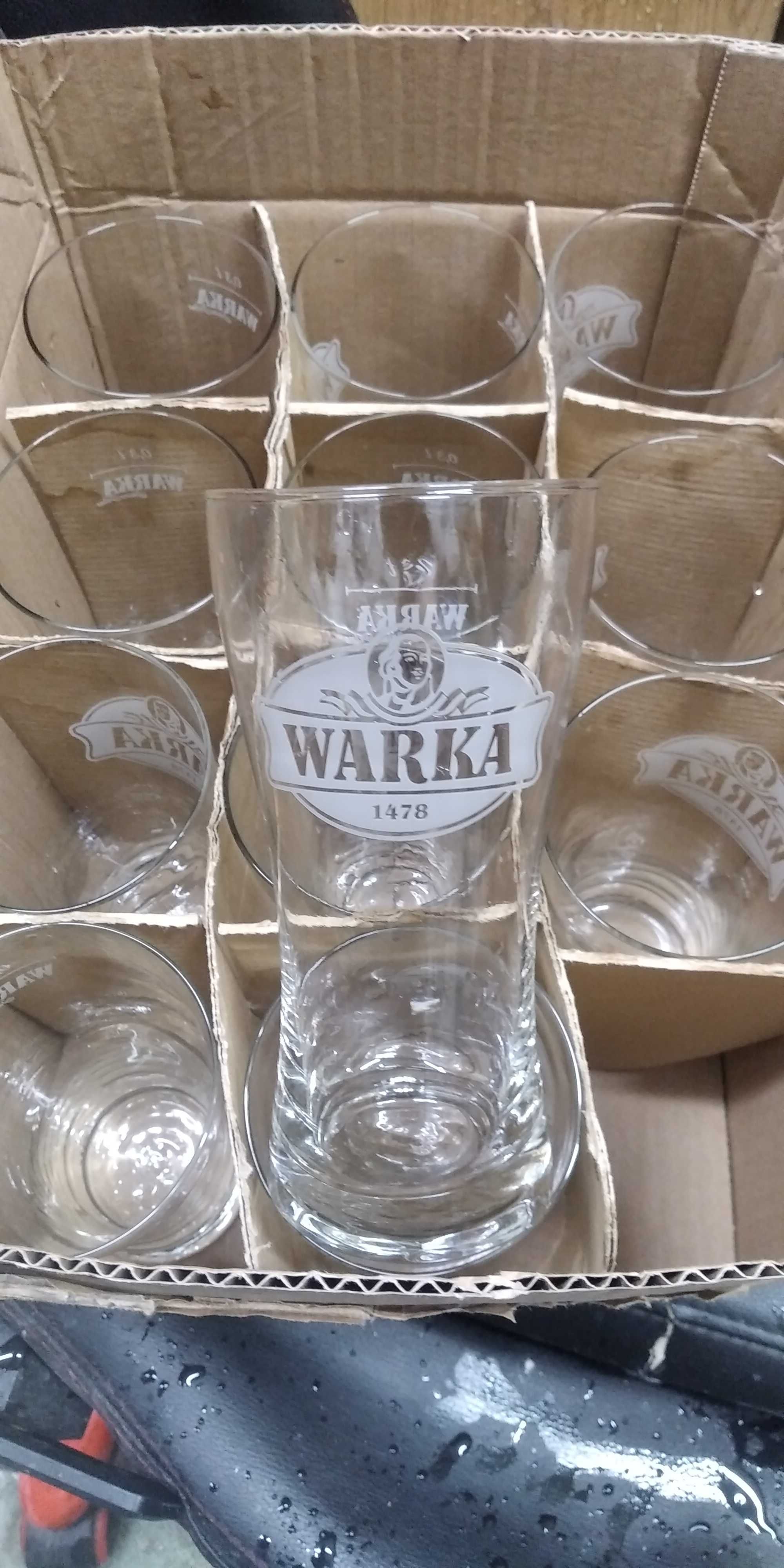 Szklanki do piwa marki Warka 12 sztuk 0,3l