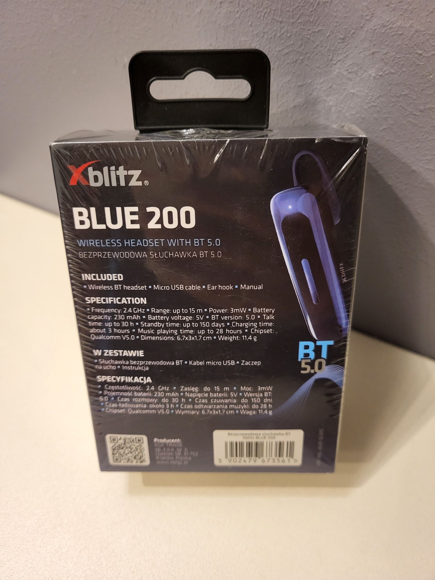 Zestaw słuchawkowy XBlitz Blue 200