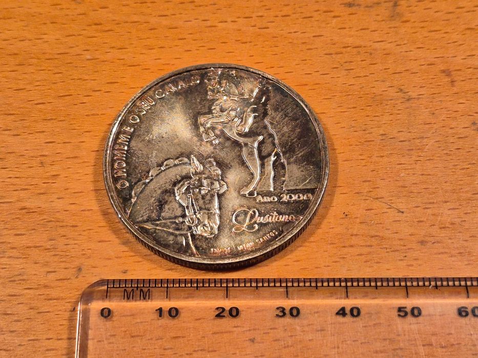 Moeda 1000 Escudos Prata 2000 – Cavalo Lusitano Comemorativa