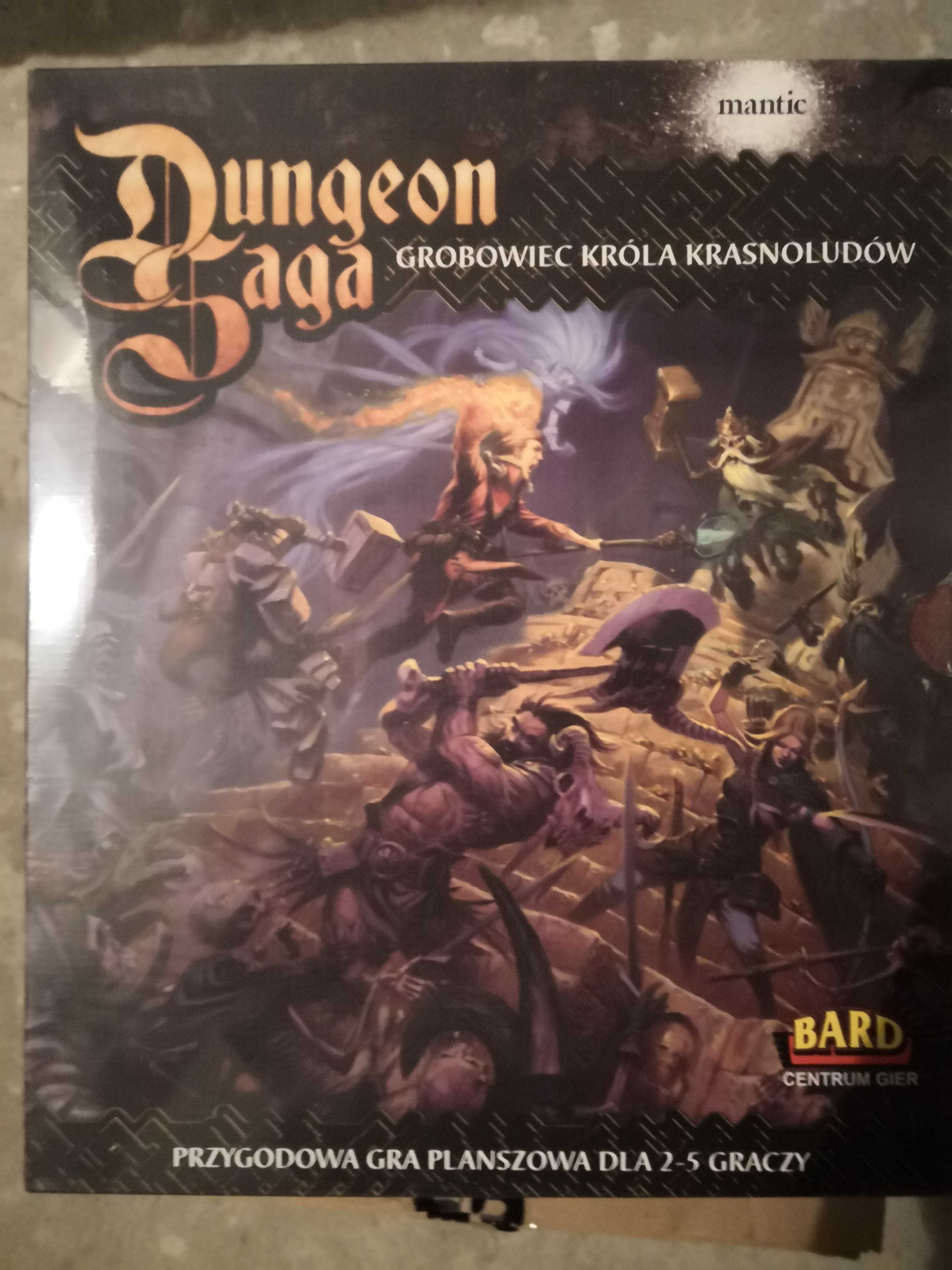 Gra planszowa Dungeon Saga Grobowiec Króla Krasnoludów NOWA