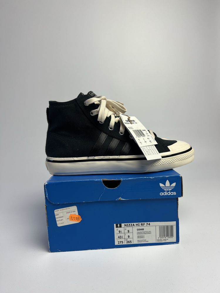 Adidas Nizza High RF 74 Black Cream White