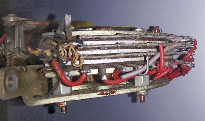Перемикач багатоконтактний 4х108, електромеханічний переключатель мног