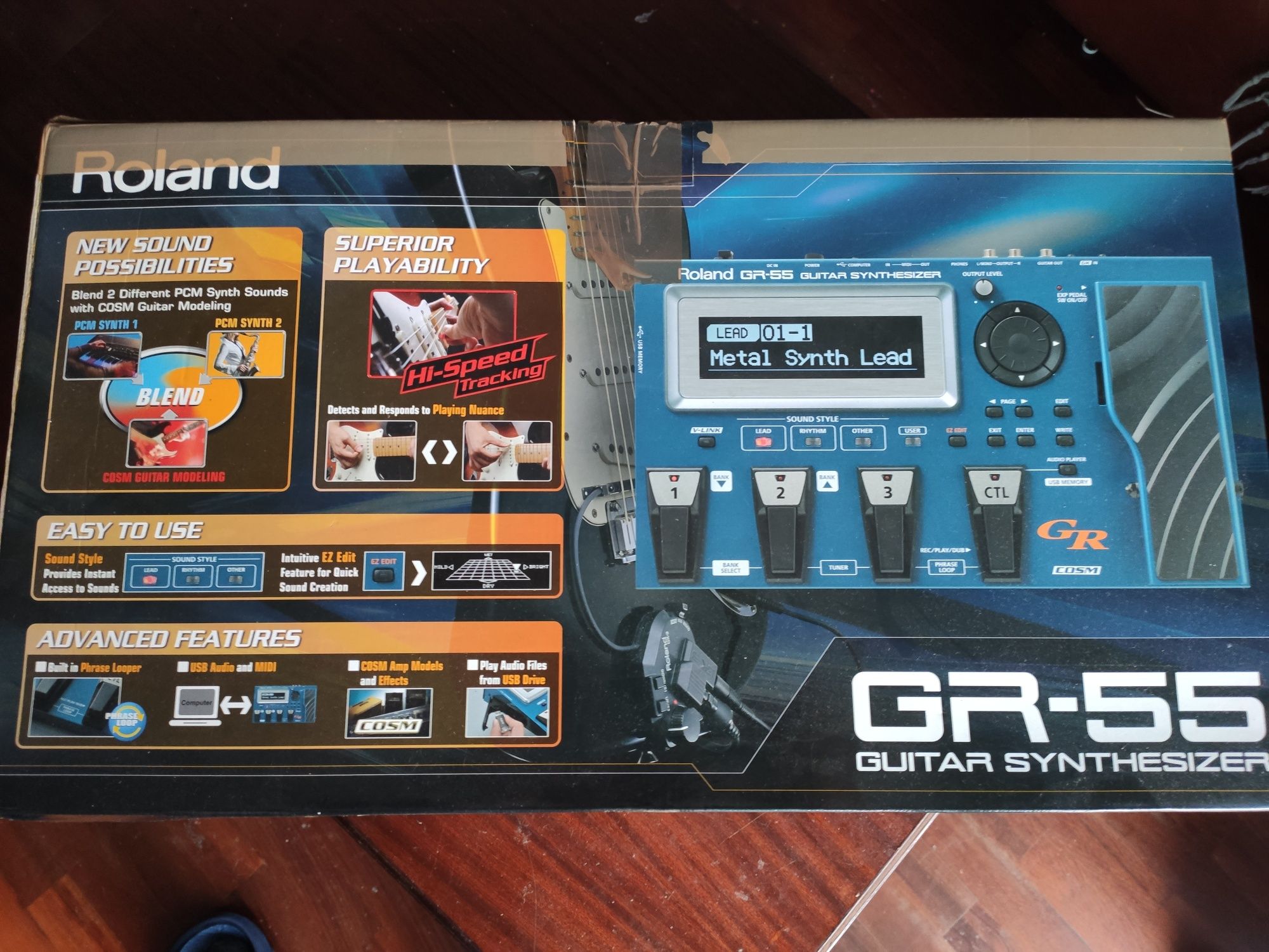 Pedal MIDI Roland GR 55