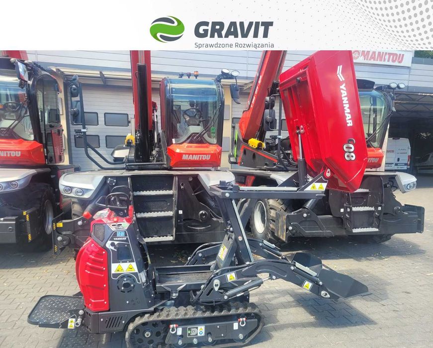 Wozidło samozaładowcze Yanmar C08 od Autoryzowanego Dealera - GRAVIT