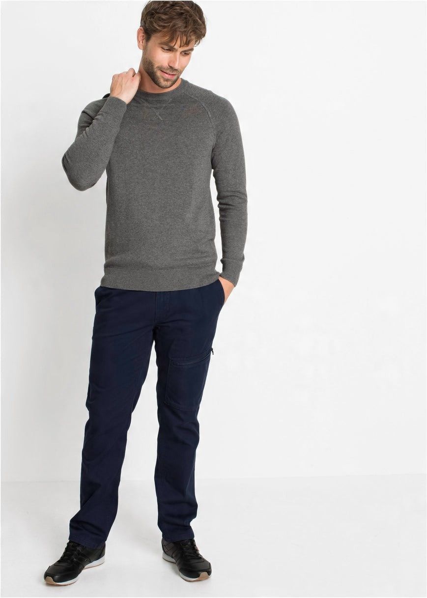 B.P.C sweter męski czarny bawełniany ^60/62, XXL