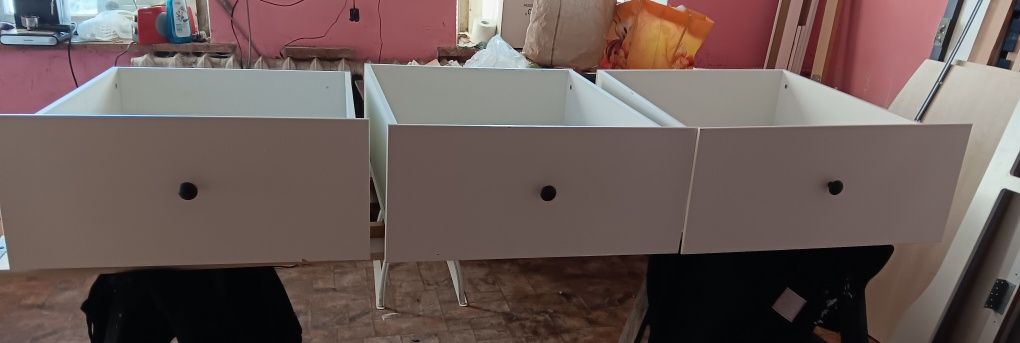 Łóżko ikea hemnes białe rozsuwane z materacami z transportem