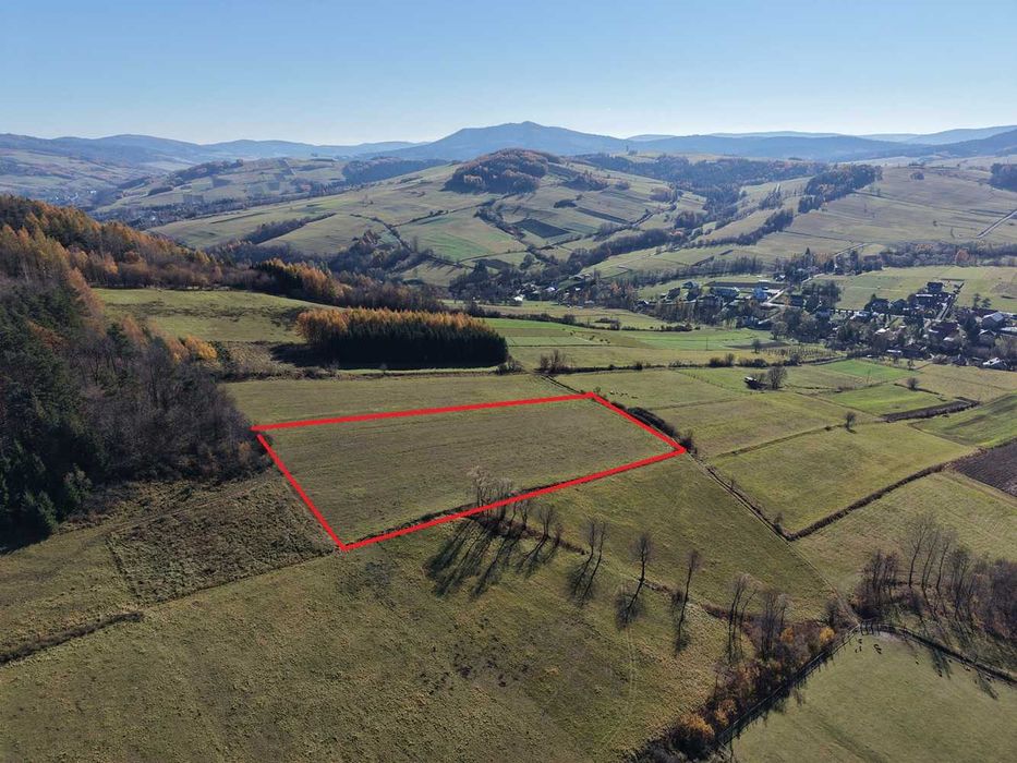 Brzezowa widokowa działka 92 ar